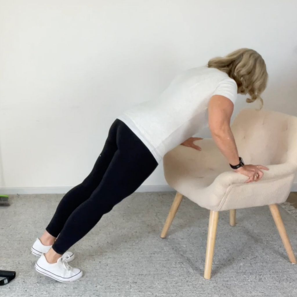 Chair pushup