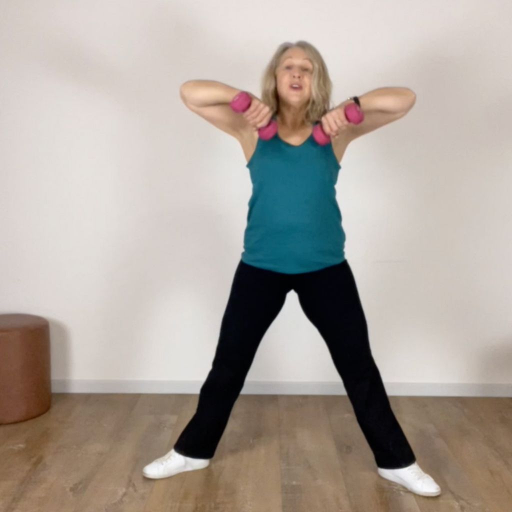 side arm raises