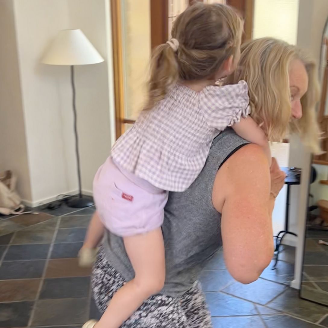 twist play swinging grandkids