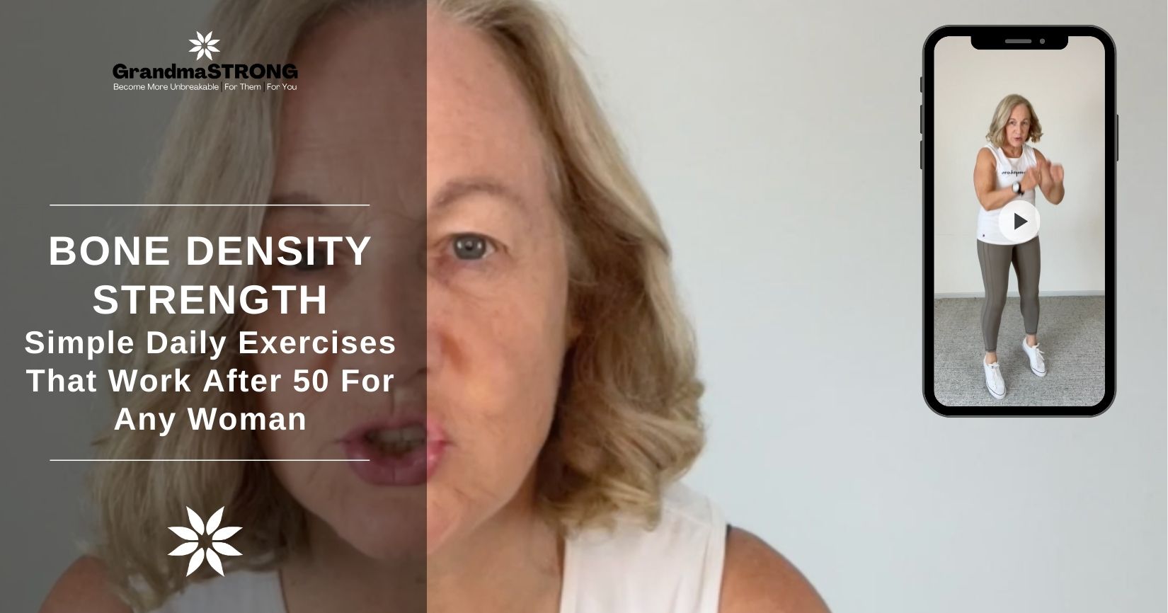 bone density exercises landscape a woman with blonde hair