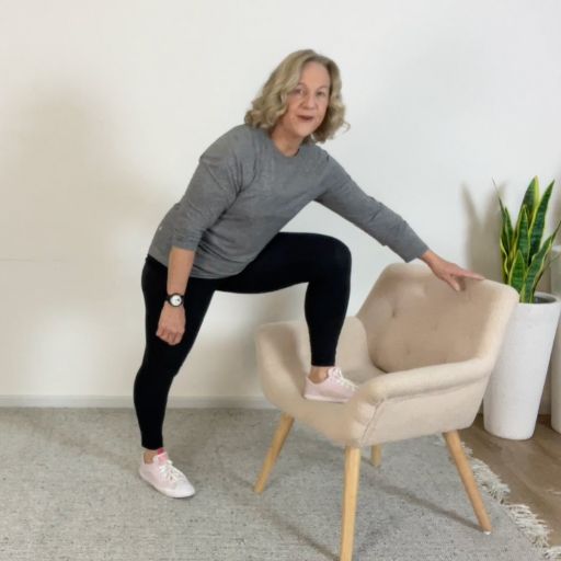 chair ankle stretch 1