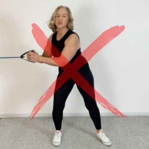 trunk rotation mobility band anti-rotation don't let band pull you back