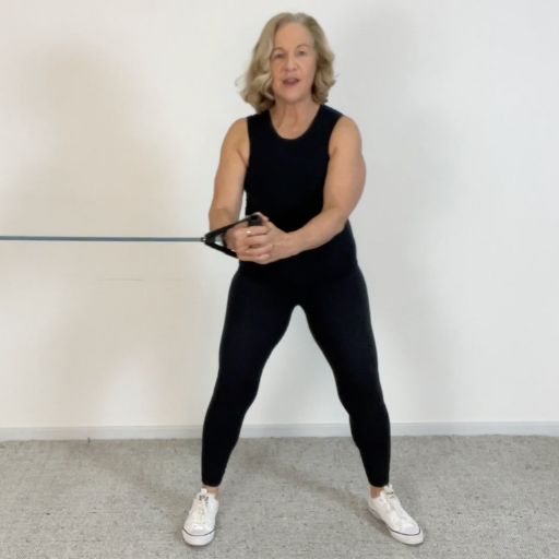 trunk rotation mobility band weight shift side to side with full rotation 1