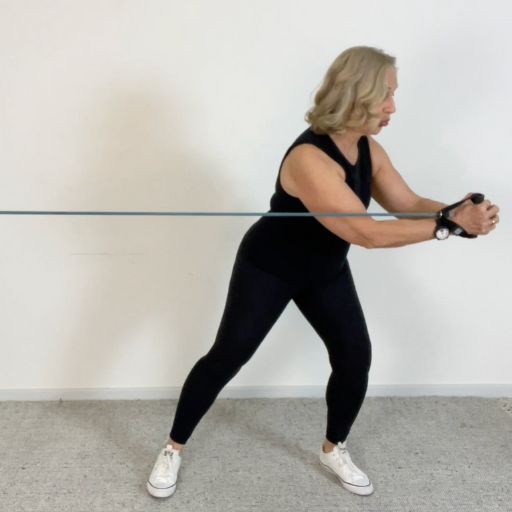 trunk rotation mobility band weight shift side to side with full rotation 3
