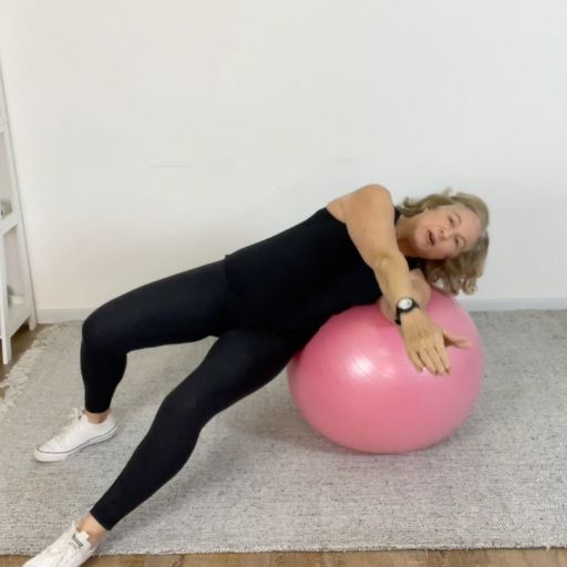 trunk rotation mobility fit ball rotation side to side 2