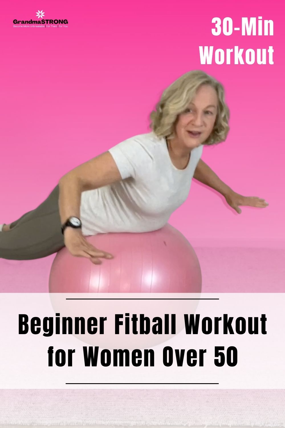 Beginner FitBall Workout for Women Over 50