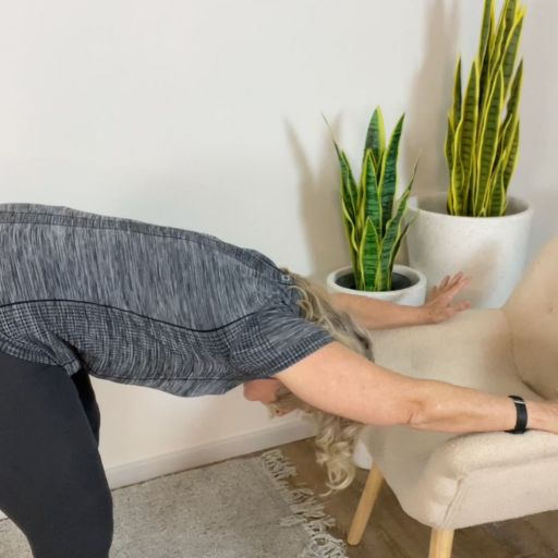 chair shoulder mobility stretch