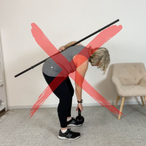 pulling movement with a kettlebell 1