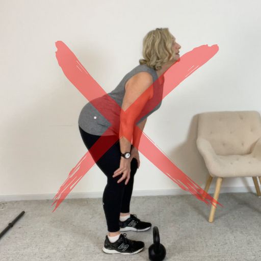 pulling movement with a kettlebell 7
