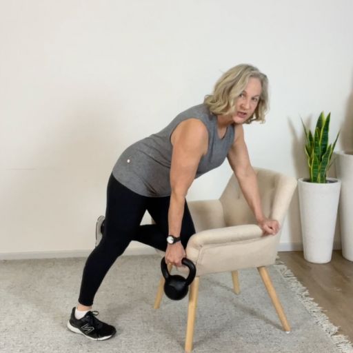 pulling movement with a kettlebell row 10