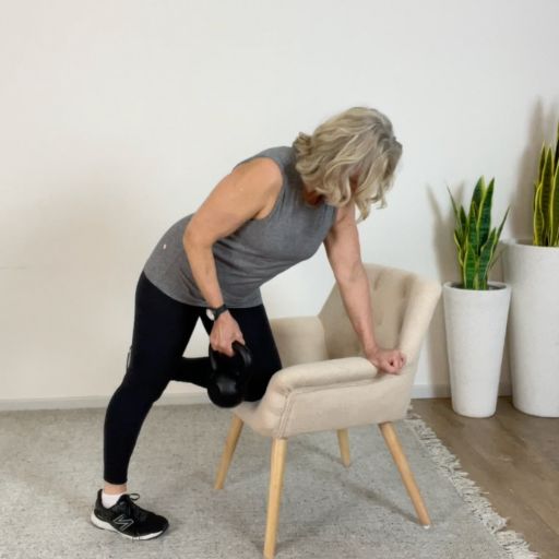 pulling movement with a kettlebell row 12