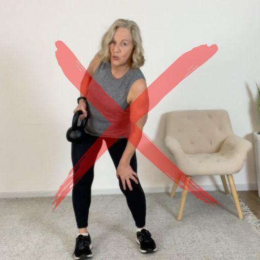 pulling movement with a kettlebell row 7