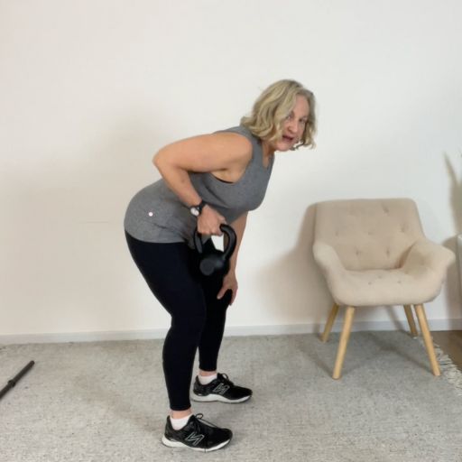 pulling movement with a kettlebell row 9