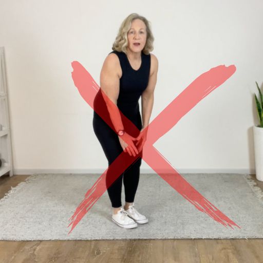 gait not hunched