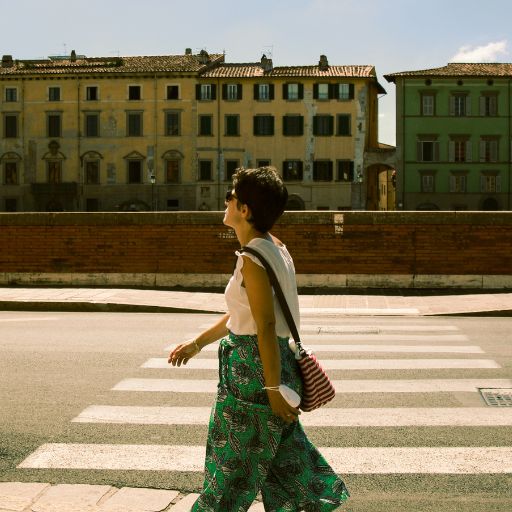woman sight seeing